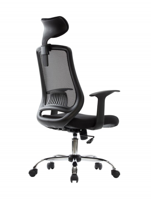 Mesh Office Chairs - Alphason Florida Executive High Back AOC4125BLK - enlarged view