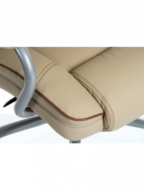 Office Chairs Goliath Duo Heavy Duty Chair B992 in Cream - enlarged view