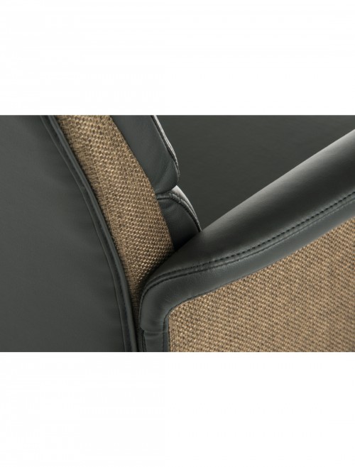 Office Chairs - Teknik Elegance Medium Back Executive Office Chair 6951BLK - enlarged view