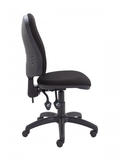 Office Chairs - Calypso 2 Operator Chair CH2800BLK LITE018 - enlarged view