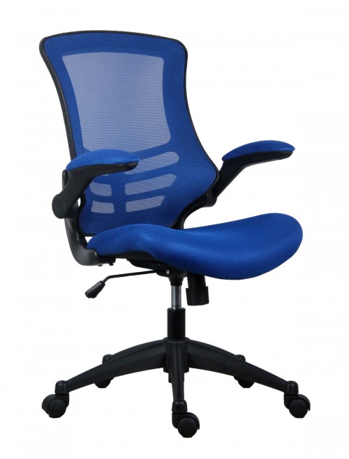 Mesh Office Chair Marlos in Blue CH0790BL - enlarged view