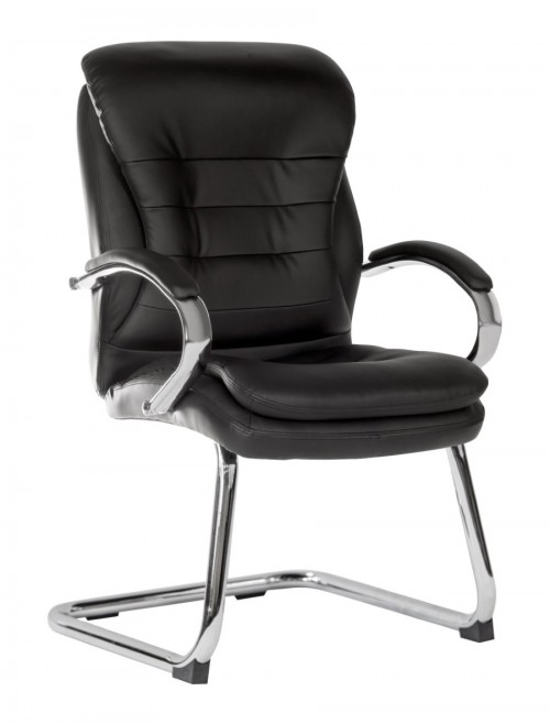 Office Chairs Goliath Lite Bonded Leather Visitor Chairs 6958 - enlarged view
