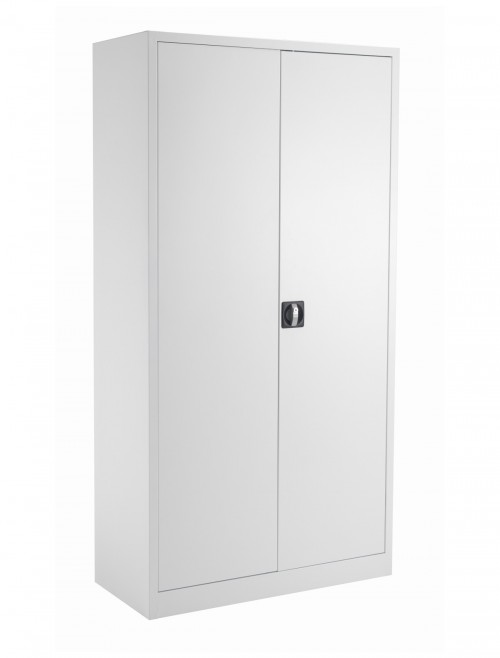 TC Talos 1790mm Metal Office Cupboard White TCSDDC1790WH by TC Office - enlarged view