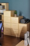 Deluxe Executive 4 Drawer Filing Cabinet LF4 - enlarged view