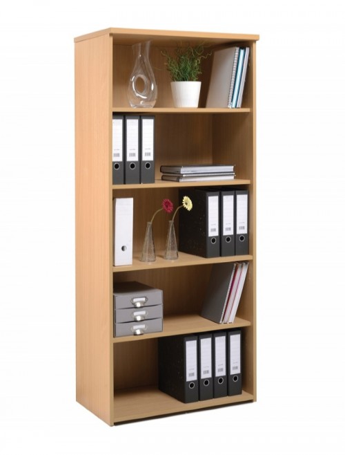 Office Bookcase 1790mm High Bookcase with 4 Shelves R1790 by Dams