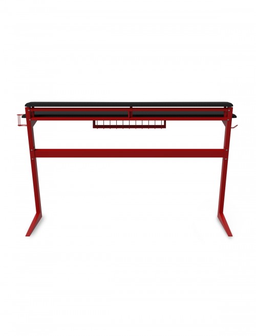 Gaming Desk Aries Red and Black Home Office Desk AW9210 by Alphason Dorel - enlarged view