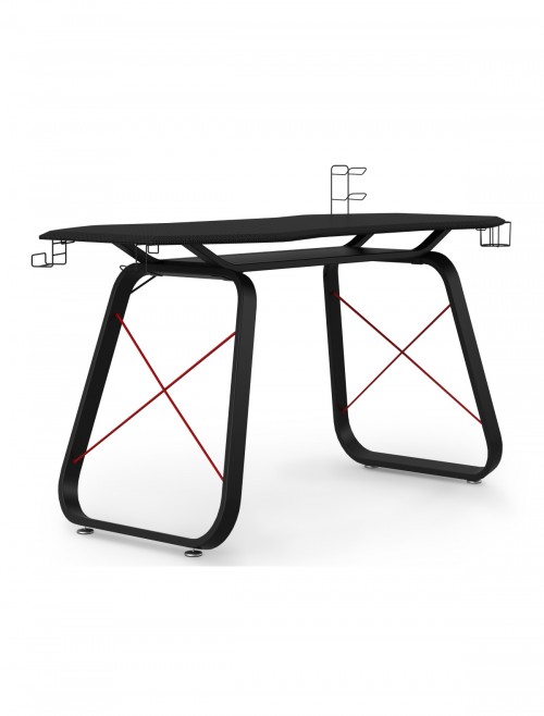 Gaming Desk Oblivion Black Home Office Desk AW9220 by Alphason Dorel - enlarged view