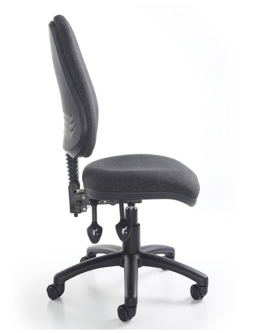 Fabric Office Chair Charcoal Vantage 100 Operator Chair V100-00-C by Dams