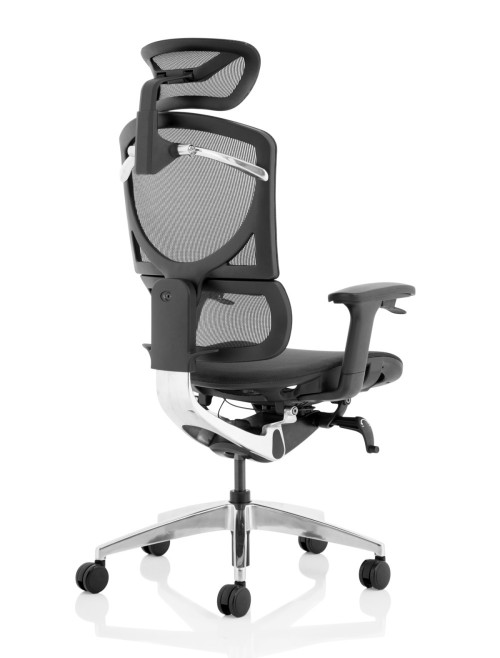Mesh Office Chair Black Ergo Click Plus 24hr Chair with Headrest PO000063 by Dynamic - enlarged view