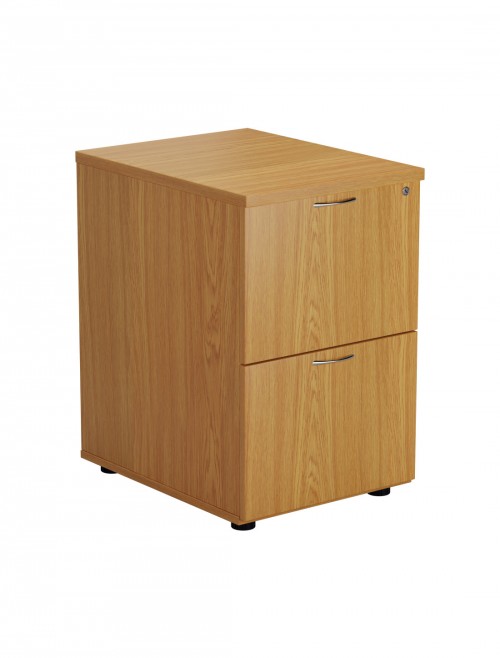 Office Storage Oak Filing Cabinet 2 Drawer TES2FCNO by TC