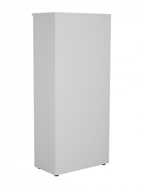 Office Bookcase White 1800mm Tall Office Storage Bookcase WDS1845WH by TC - enlarged view