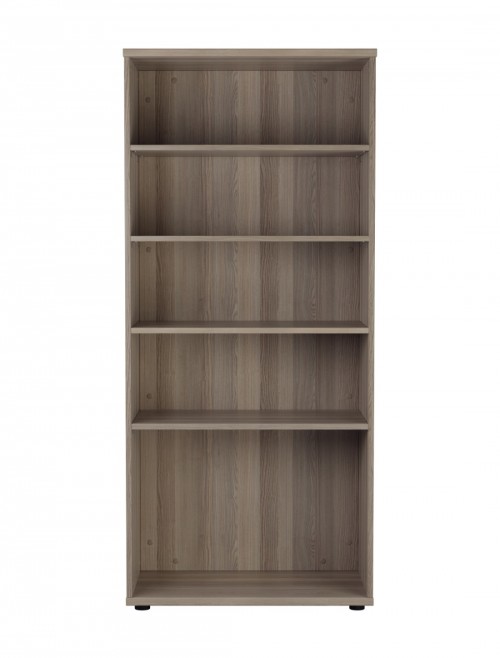 Office Bookcase Grey Oak 1800mm Tall Office Storage Bookcase WDS1845GO by TC - enlarged view