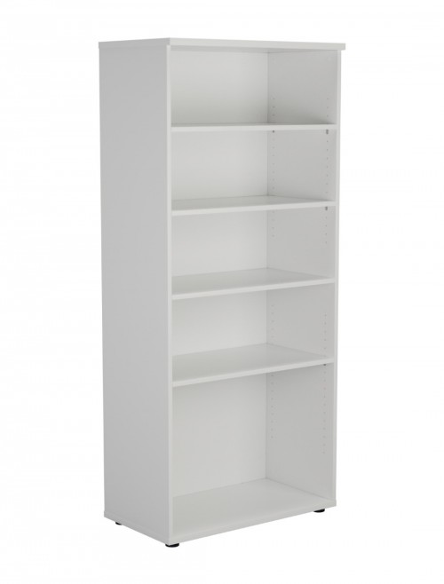 Office Bookcase White 1800mm Tall Office Storage Bookcase WDS1845WH by TC - enlarged view