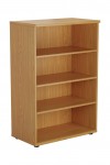 Office Bookcase Oak 1200mm Office Storage Bookcase WDS1245NO by TC - enlarged view