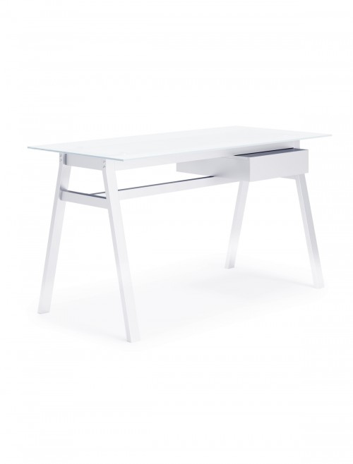 Home Office Desk White Richmond Computer Desk AW21928WHT by Alphason - enlarged view
