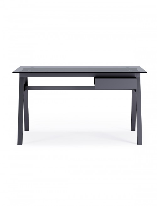 Home Office Desk Grey Richmond Computer Desk AW21928GRY by Alphason - enlarged view