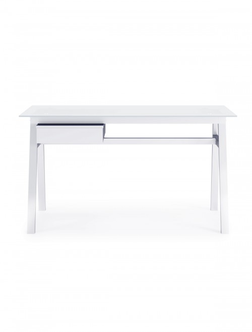 Home Office Desk White Richmond Computer Desk AW21928WHT by Alphason - enlarged view