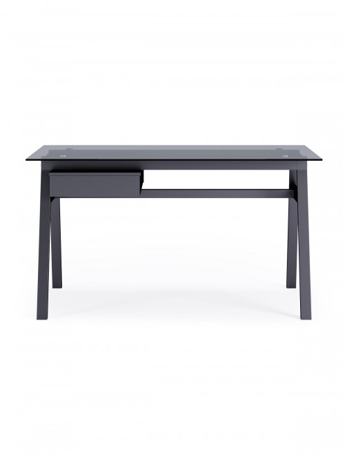 Home Office Desk Grey Richmond Computer Desk AW21928GRY by Alphason - enlarged view