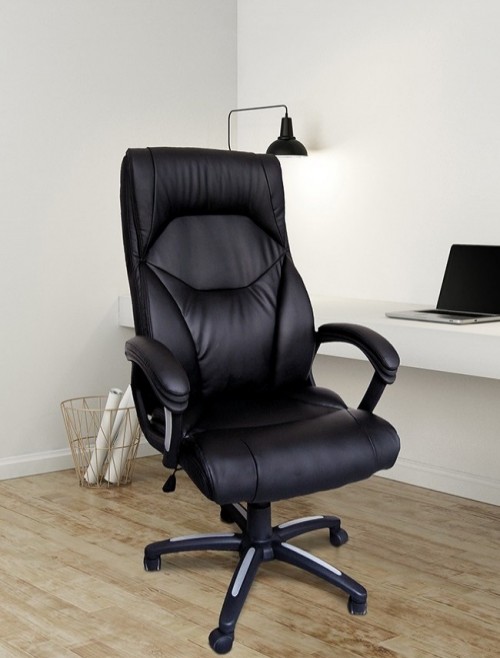 Wellington High Back Executive Office Chair Black BCP/T102/BK