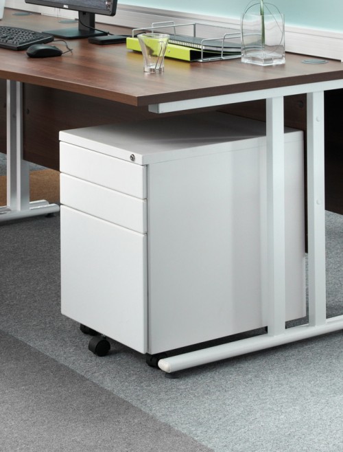 Office Storage - Dams 3 Drawer Mobile Steel Pedestal MP3