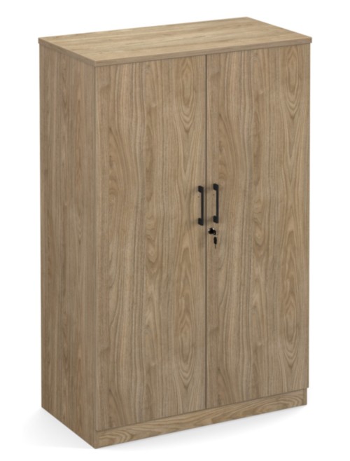Office Storage Anson Executive High Cupboard Barcelona Walnut ANS-CBH-BW by Dams - enlarged view