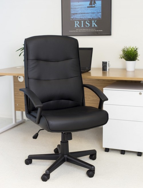 Office Chairs TC Canasta II Black Office Chair CH0768 - enlarged view