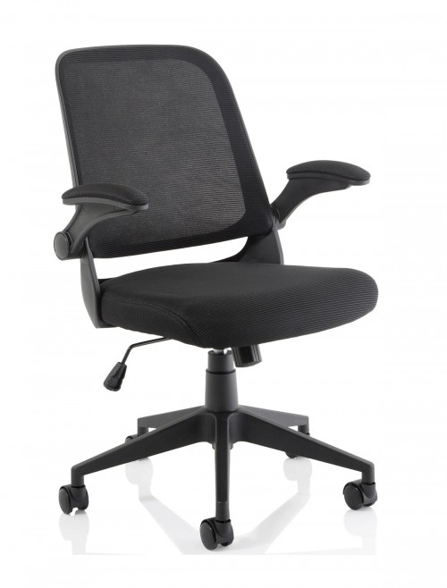Mesh Office Chair Black Crew Operator Chair OP000318 by Dynamic - enlarged view
