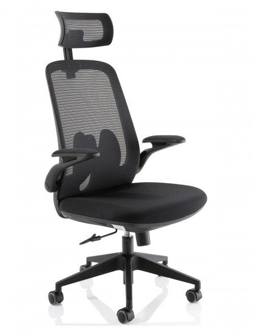Mesh Office Chair Black Sigma Executive Chair OP000320 by Dynamic - enlarged view