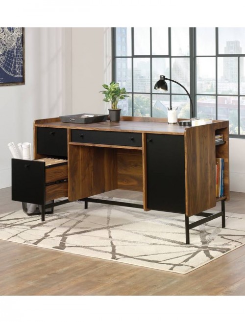 Home Office Desks Hampstead Park Walnut Desk 5420731 by Teknik - enlarged view