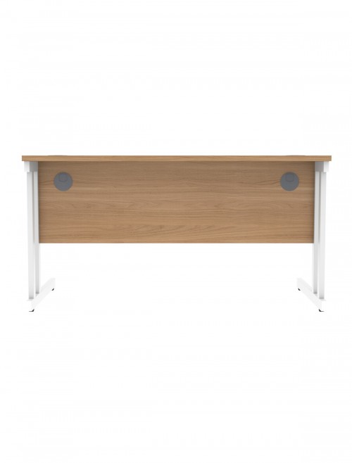 Office Desks TC Core Straight Desk Norwegian Beech 1400x800mm CORE1480DUBCH - enlarged view