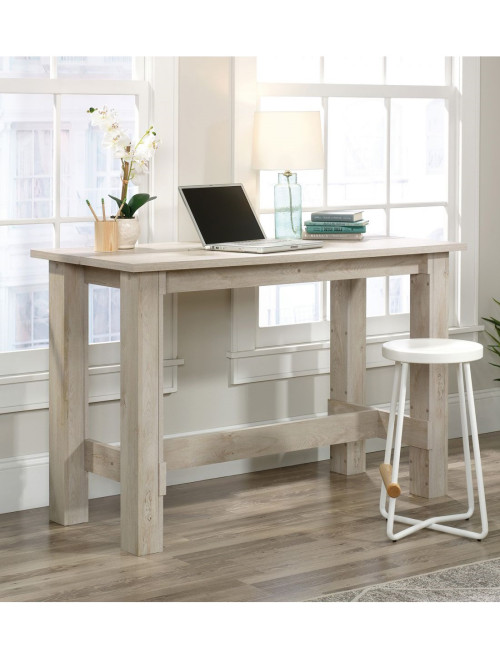 Home Office Desks Counter Height Work Bench Chalked Chestnut 5427128 by Teknik - enlarged view