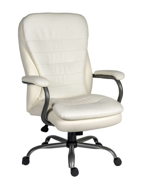 Office Chairs White Goliath Heavy Duty 24 Hour Executive Chair 6988 by Teknik