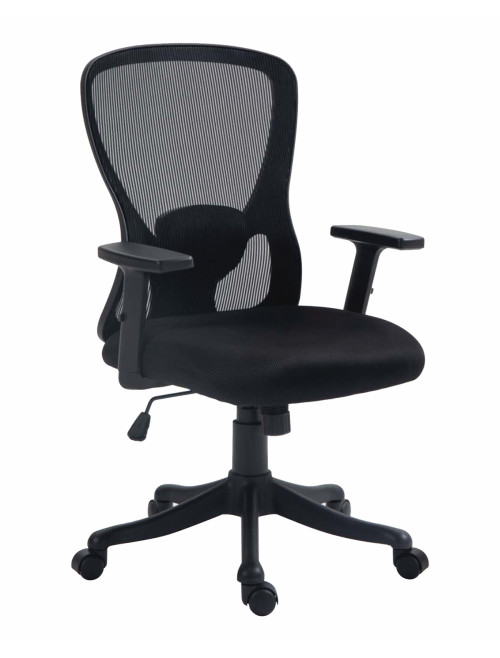 Office Chair Nimbus Black Mesh Chair BCM/B560/BK by Nautilus - enlarged view