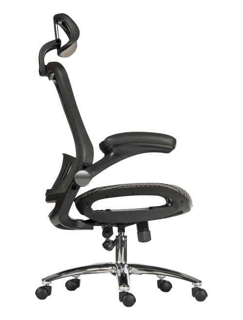 Mesh Office Chair Grey Harmony Executive Chair 6956GREY by Teknik