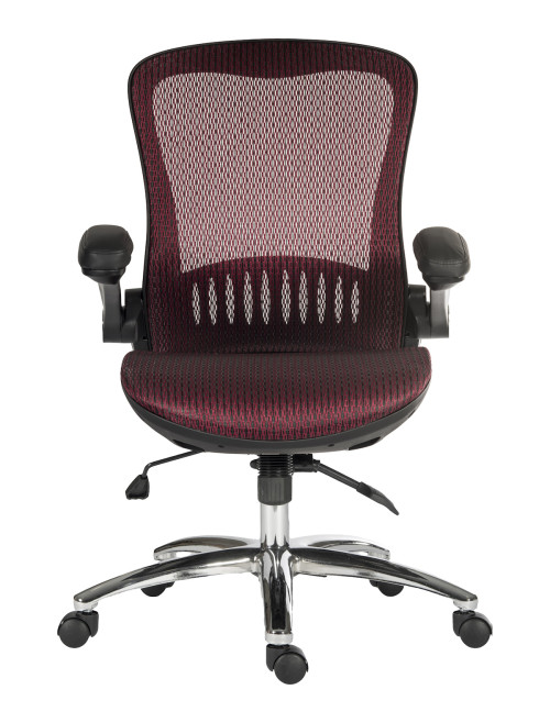 Mesh Office Chair Red Harmony Executive Chair 6956RED by Teknik - enlarged view