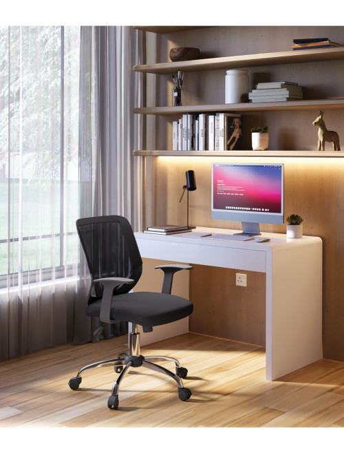 Mesh Office Chair Black Ranger Operator Chair DPA95ATG/MBK by Eliza Tinsley - enlarged view