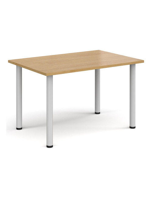 Rectangular Meeting Table Oak 1200mm Wide Table DRL1200-C-O by Dams - enlarged view