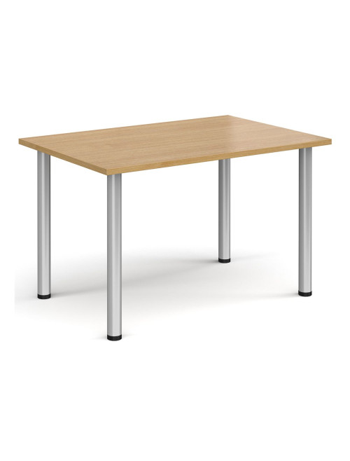 Rectangular Meeting Table Oak 1200mm Wide Table DRL1200-C-O by Dams - enlarged view
