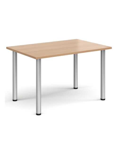 Rectangular Meeting Table Beech 1200mm Wide Table DRL1200-C-B by Dams - enlarged view