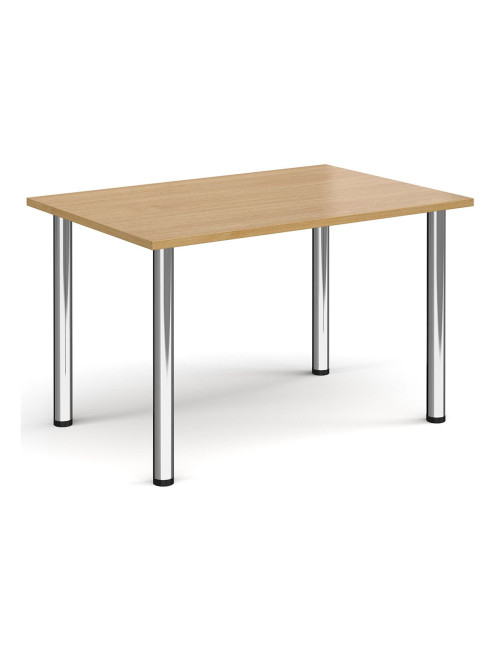 Rectangular Meeting Table Oak 1200mm Wide Table DRL1200-C-O by Dams