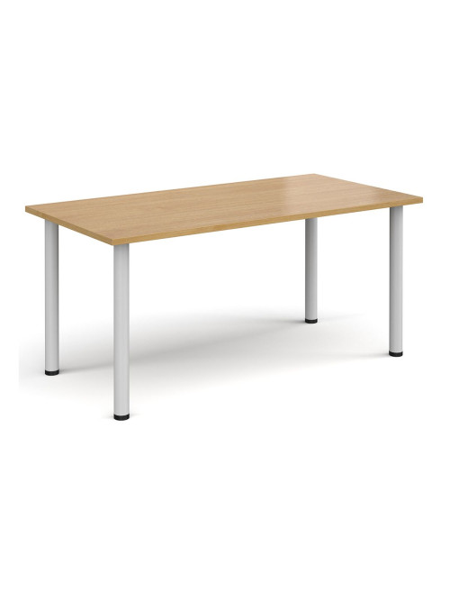 Rectangular Meeting Table Oak 1600mm Wide Table DRL1600-C-O by Dams - enlarged view