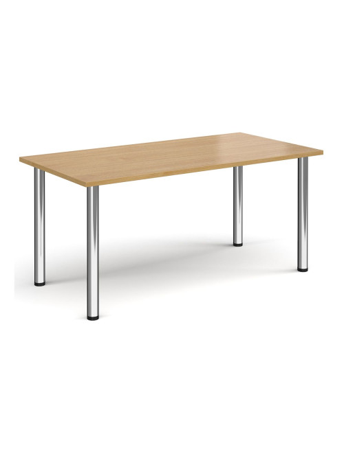 Rectangular Meeting Table Oak 1600mm Wide Table DRL1600-C-O by Dams
