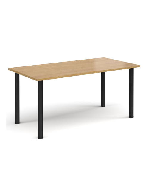 Rectangular Meeting Table Oak 1600mm Wide Table DRL1600-C-O by Dams - enlarged view