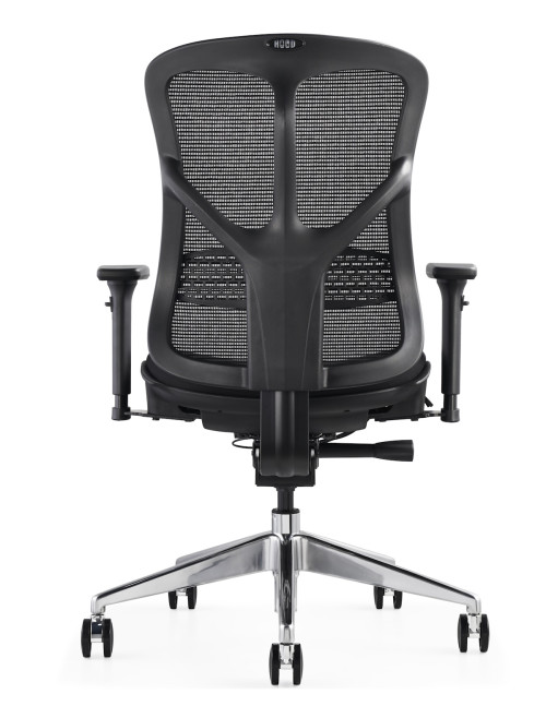 Premium Mesh Office Chair F94 with Fabric Seat by Hood Seating - enlarged view