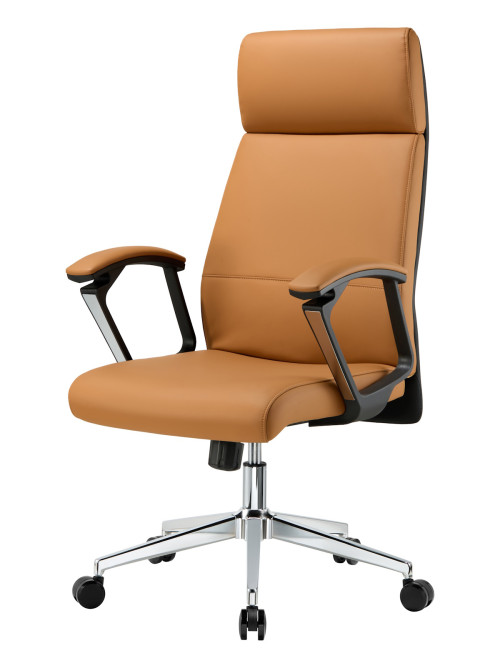 Office Chair Tan London Faux Leather Executive Chair CH-LON-TAN - enlarged view