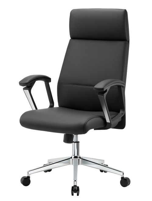 Office Chair Black London Faux Leather Executive Chair CH-LON-BLK - enlarged view