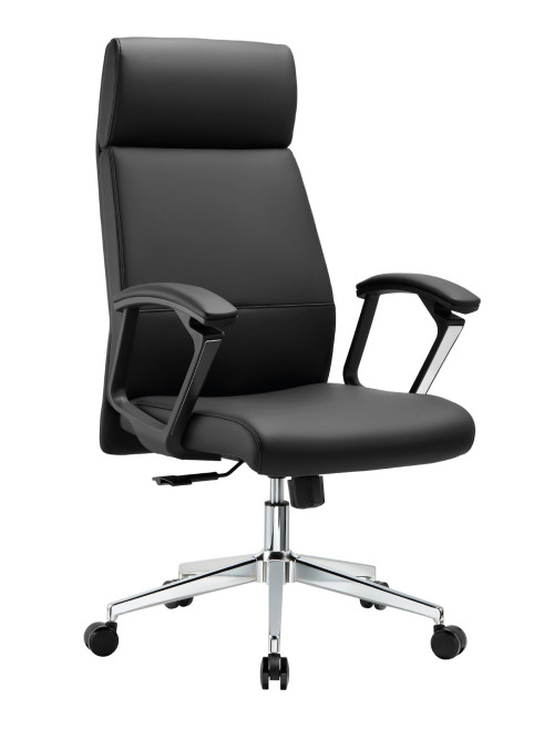 Office Chair Black London Faux Leather Executive Chair CH-LON-BLK - enlarged view