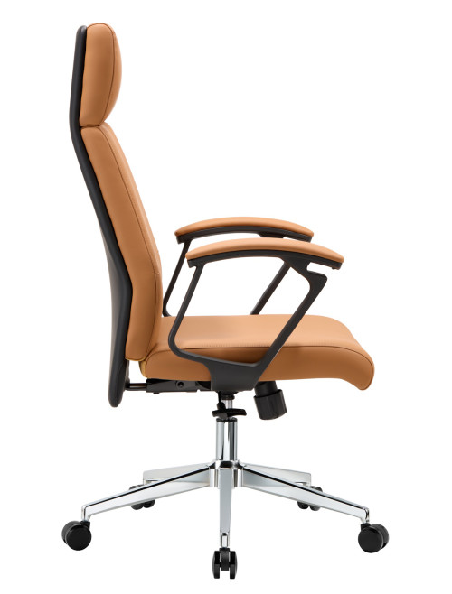 Office Chair Tan London Faux Leather Executive Chair CH-LON-TAN - enlarged view