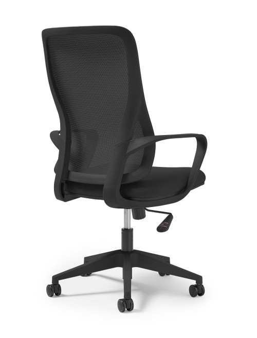 Mesh Office Chair Black Eva Task Operator Chair EVA300T1-K by Dams - enlarged view