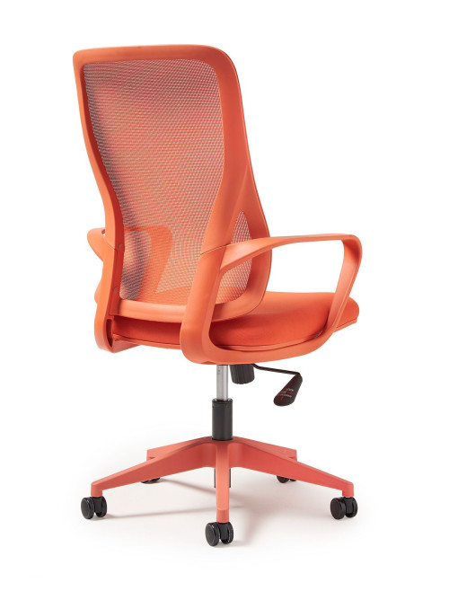 Mesh Office Chair Orange Eva Task Operator Chair EVA300T1-OR by Dams - enlarged view